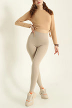 LİKRALI İÇİ ŞARDONLU OYSHO TAYT