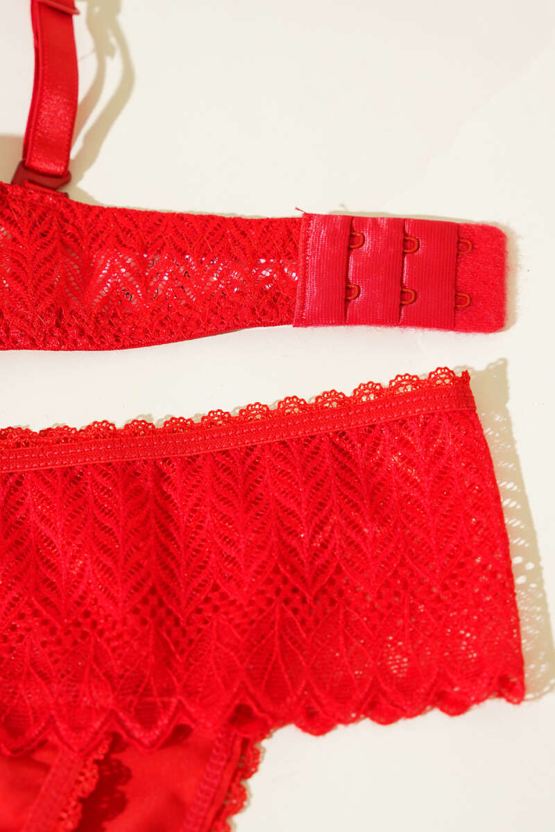 DANTELLİ DESTEKLİ SÜTYEN SÜTYEN TAKIMI