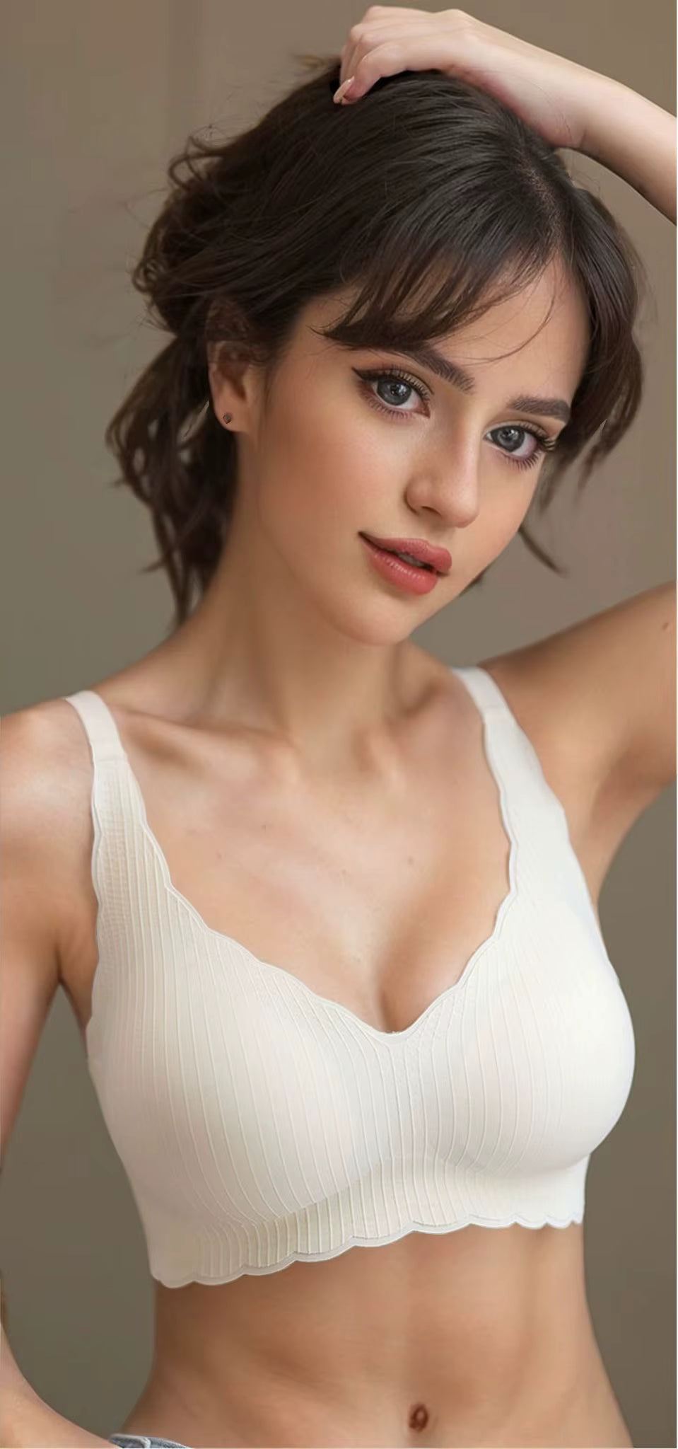 Askılı Lazer kesim Sütyen